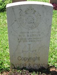 Dar Es Salaam War Cemetery - Madden, H J